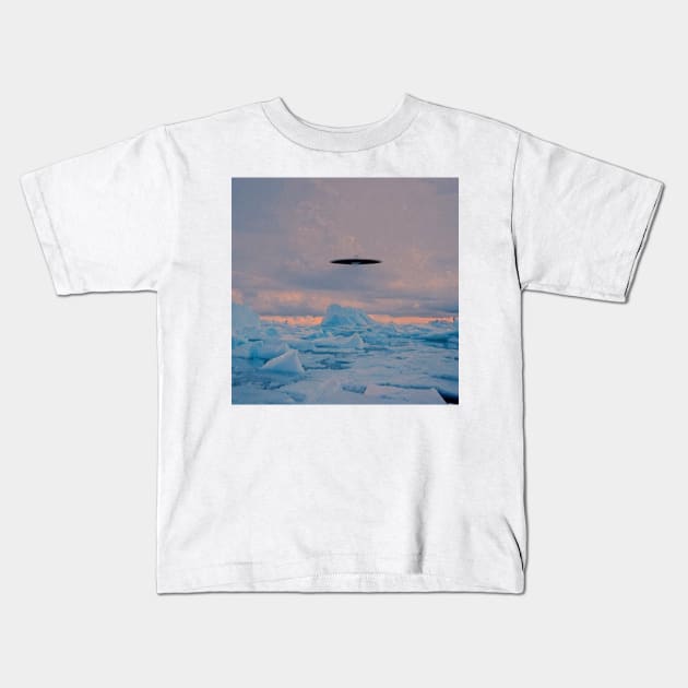 Artic Sunrise Kids T-Shirt by Brian Free Artwork